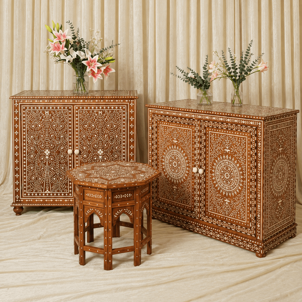 Maharani Heirloom Chest - Marble Lotus - Maharani Heirloom Chest