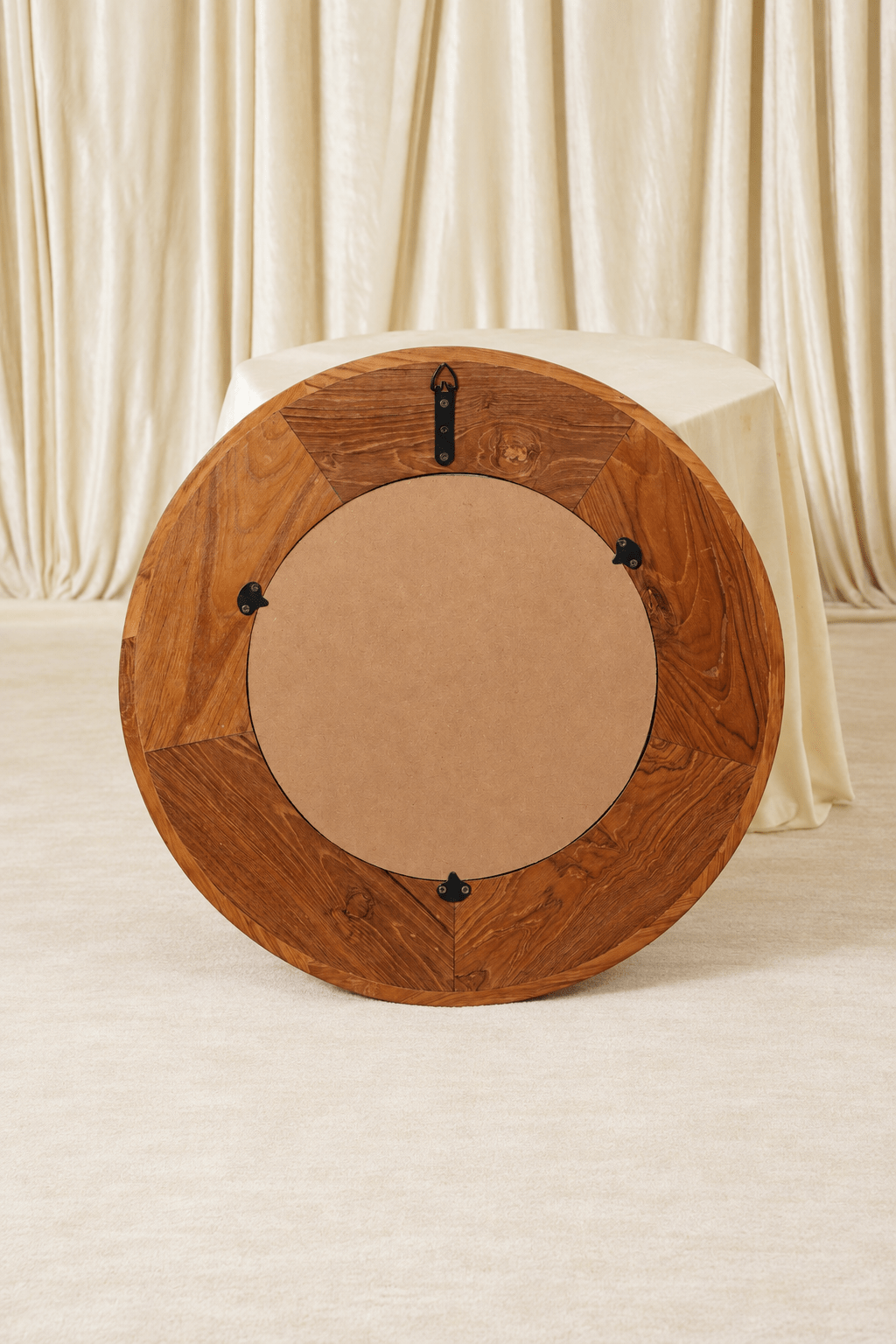 Maharani Sunburst Round Mirror 24 in - Marble Lotus - Maharani Sunburst Round Mirror 24 in