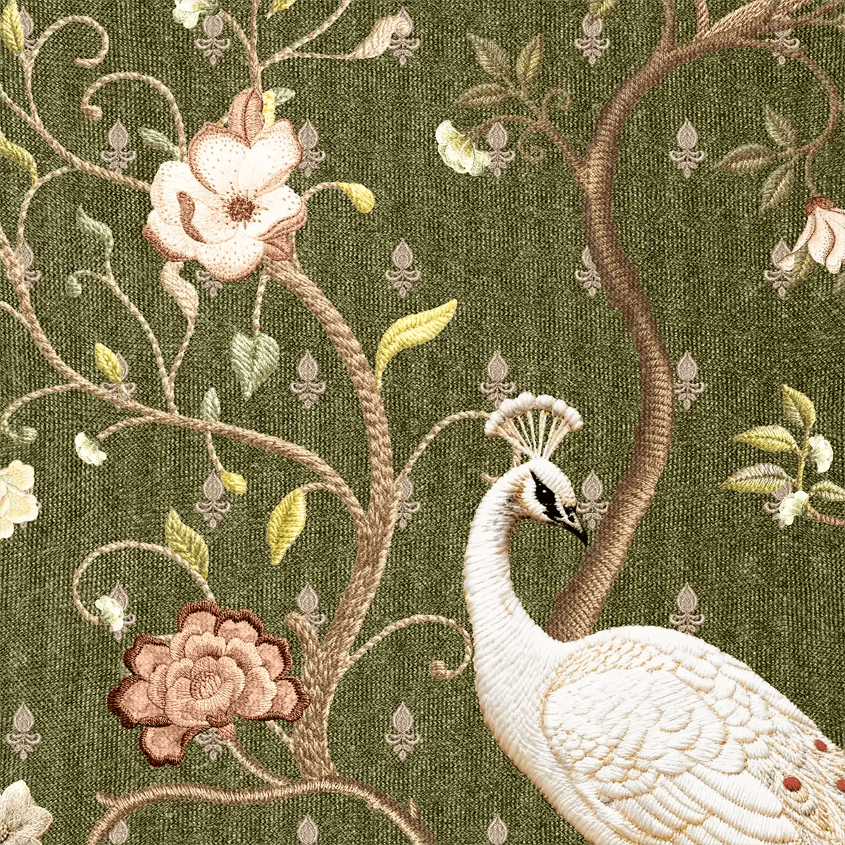 Mayura Customised Wallpaper - Marble Lotus - Mayura Customised Wallpaper