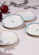 Mirissa Tapas Plates - set of 4 - Marble Lotus - Mirissa Tapas Plates - set of 4