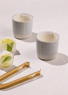 Mirissa Tumblers - set of 2 - Marble Lotus - Mirissa Tumblers - set of 2