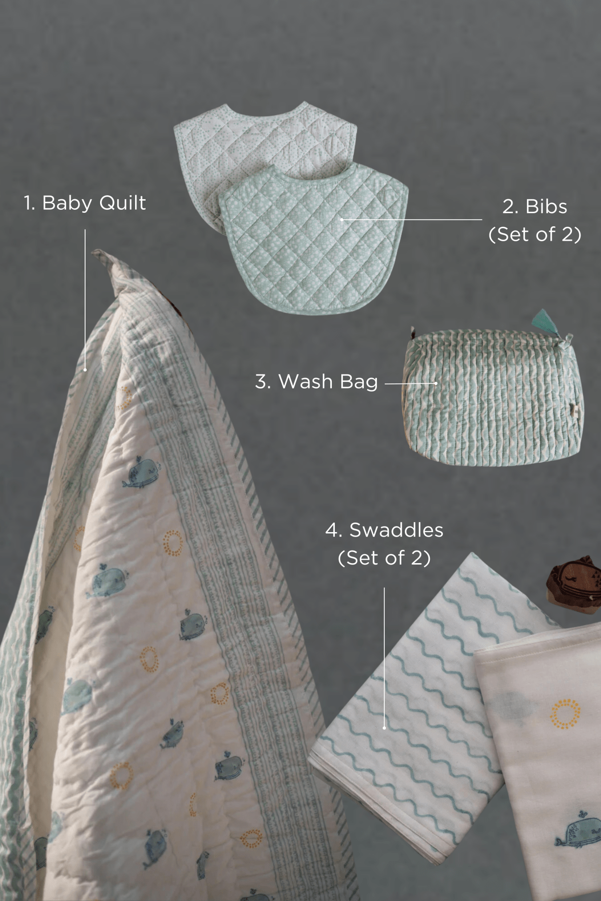 Moana Baby Bundle - Marble Lotus - Moana Baby Bundle