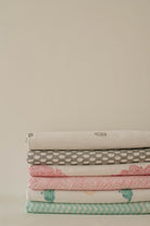 Moana Block Printed Baby Dohar - Marble Lotus - Moana Block Printed Baby Dohar