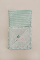 Moana Block Printed Baby Dohar - Marble Lotus - Moana Block Printed Baby Dohar