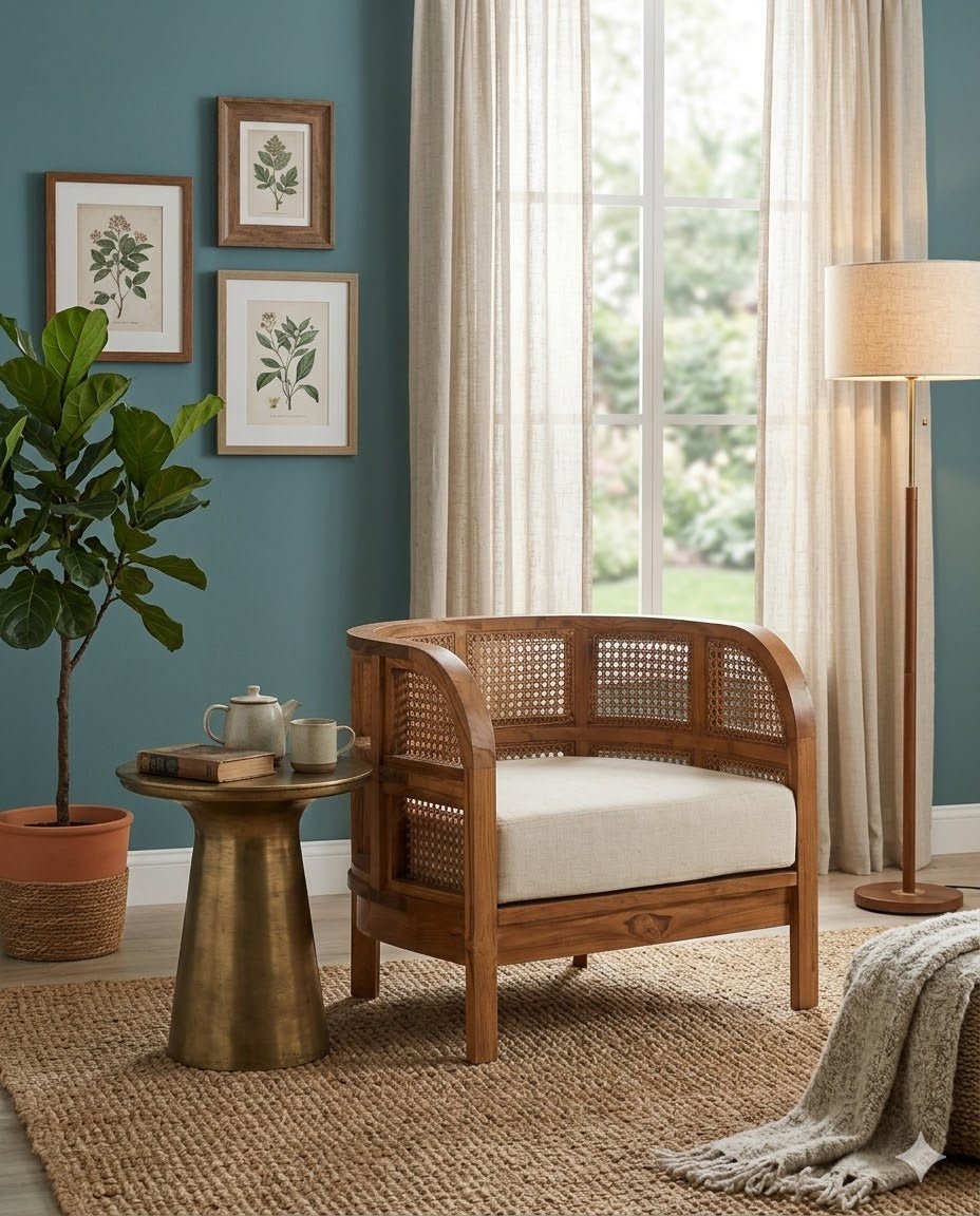 Nest Chair - Natural - Marble Lotus - Nest Chair - Natural