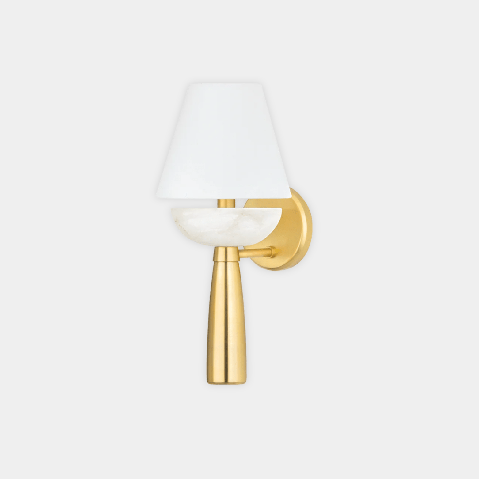 NEW WINDSOR Wall Sconce - Marble Lotus - NEW WINDSOR Wall Sconce