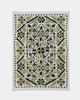 Olive Suzani Tapestry Throw 60x90" - Marble Lotus - Suzani Throw | Green Tapestry Throw 60x90"