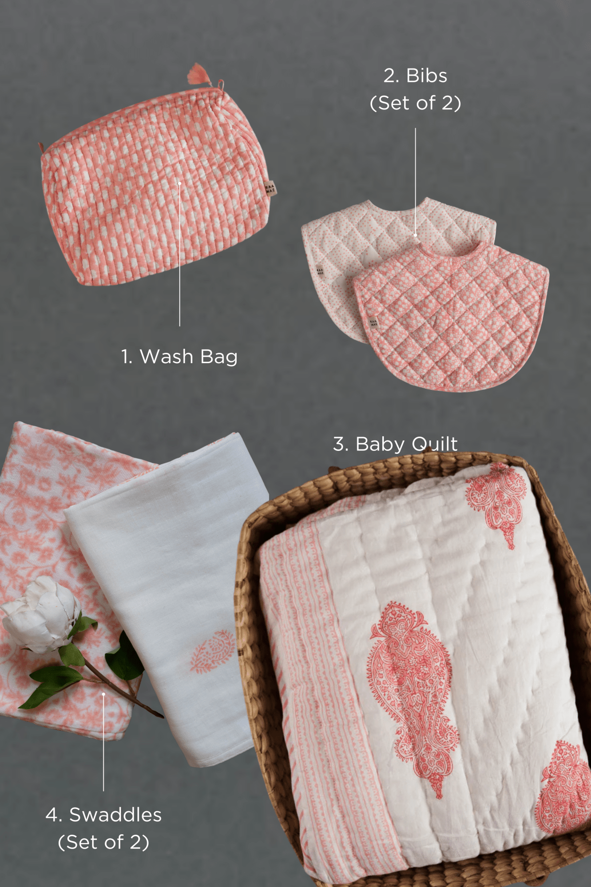 Orchid Baby Bundle - Marble Lotus - Orchid Baby Bundle