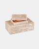 Perlas Swirl Box Set of 2 - Marble Lotus - Perlas Swirl Box Set of 2
