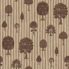 Pichwai Baag Striped - Brown - Marble Lotus - Pichwai Baag Striped - Brown