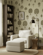 Pichwai Baag Striped - Green - Marble Lotus - Pichwai Baag Striped - Green