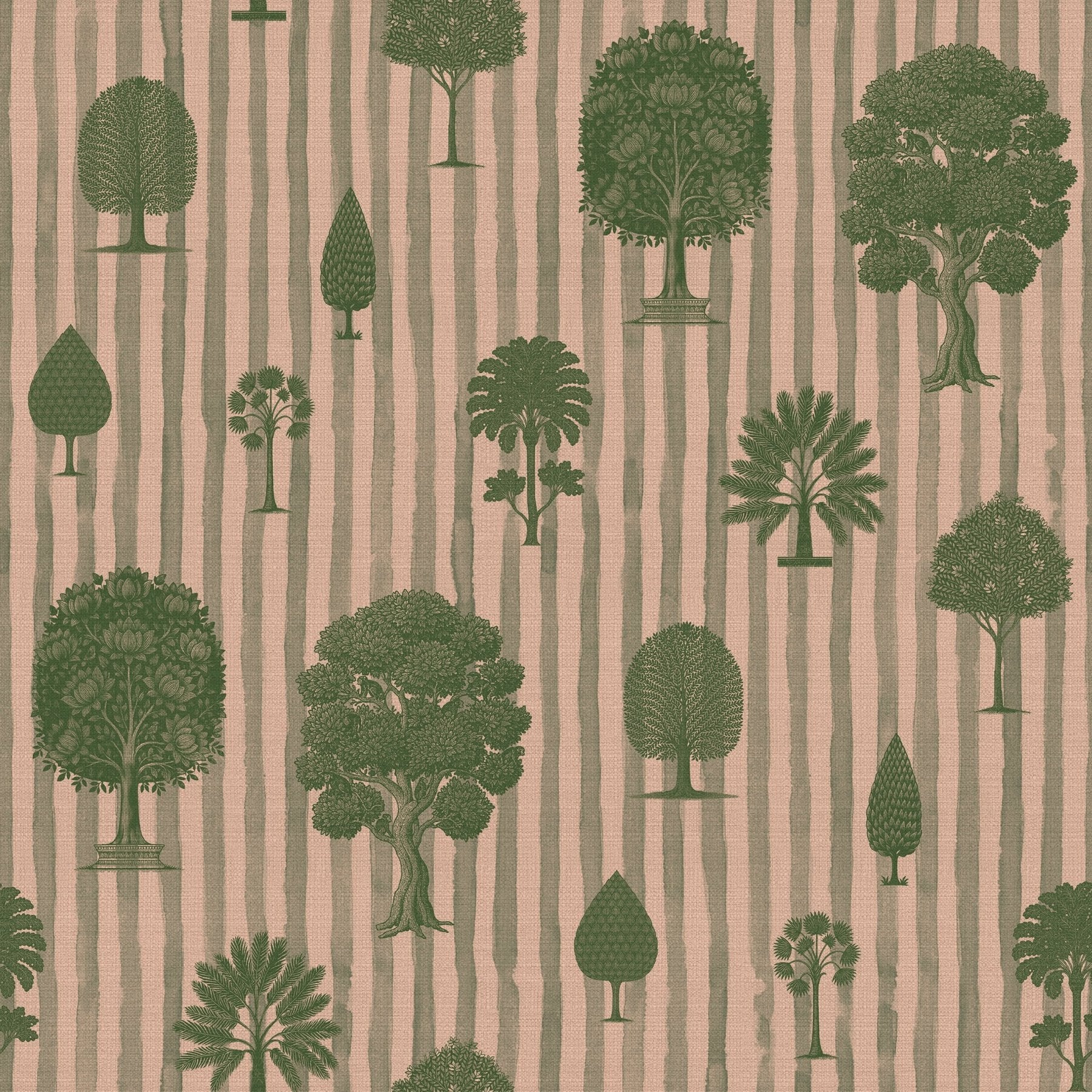 Pichwai Baag Striped - Peach - Marble Lotus - Pichwai Baag Striped - Peach