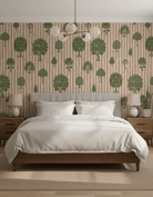 Pichwai Baag Striped - Peach - Marble Lotus - Pichwai Baag Striped - Peach