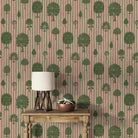 Pichwai Baag Striped - Peach - Marble Lotus - Pichwai Baag Striped - Peach