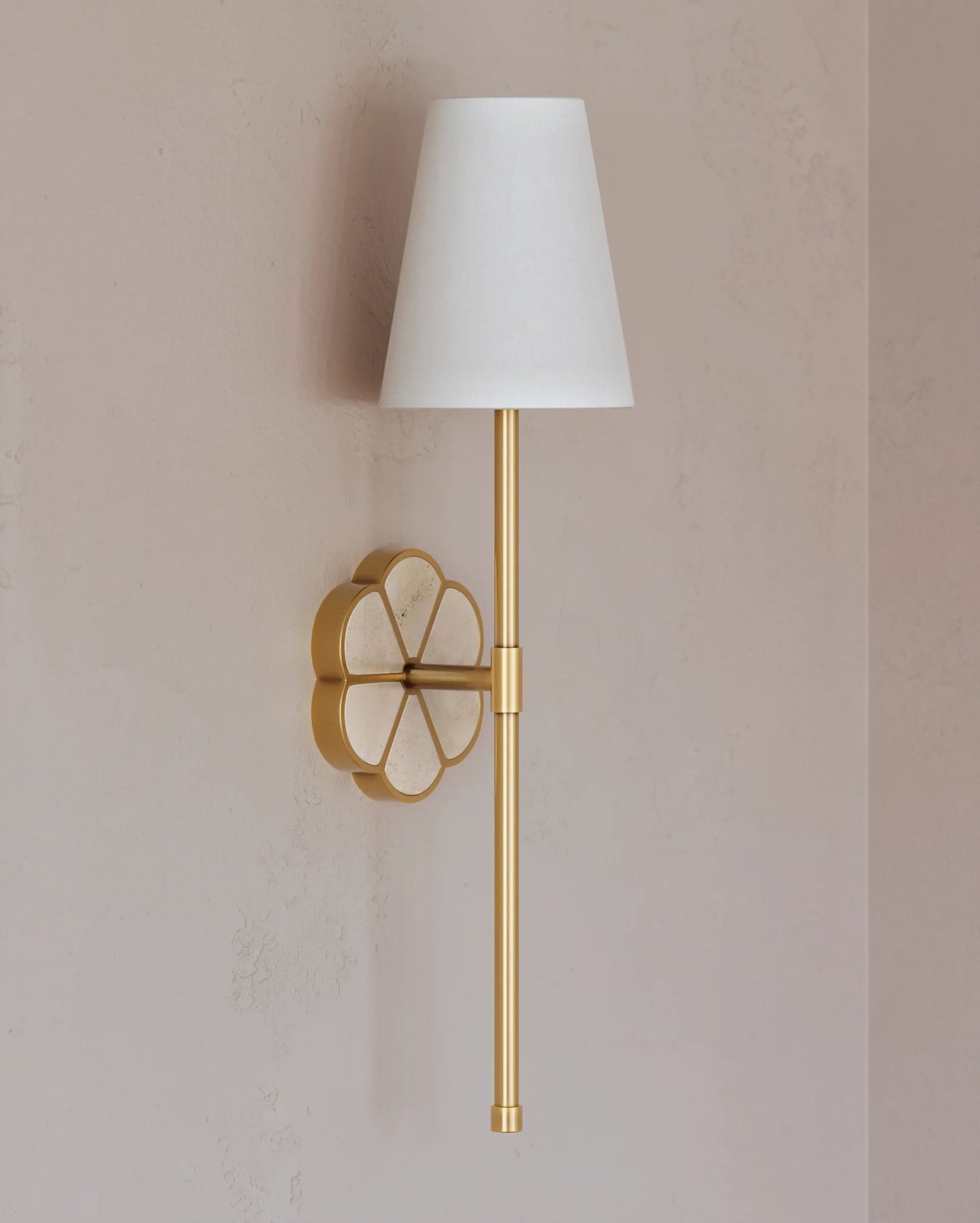 Ramona Wall Sconce - Marble Lotus - Ramona Wall Sconce