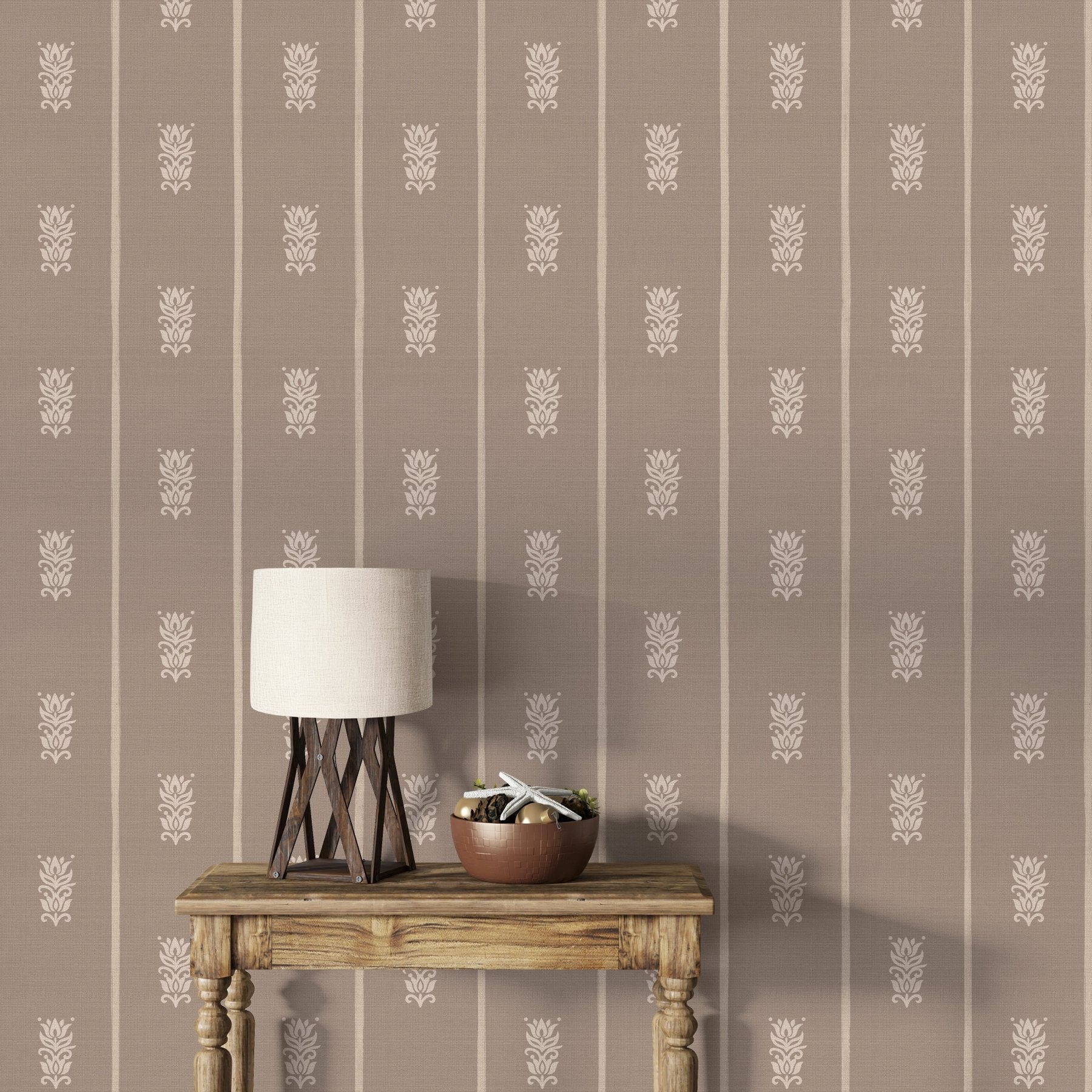 Rekha Bloom - Beige - Marble Lotus - Rekha Bloom - Beige