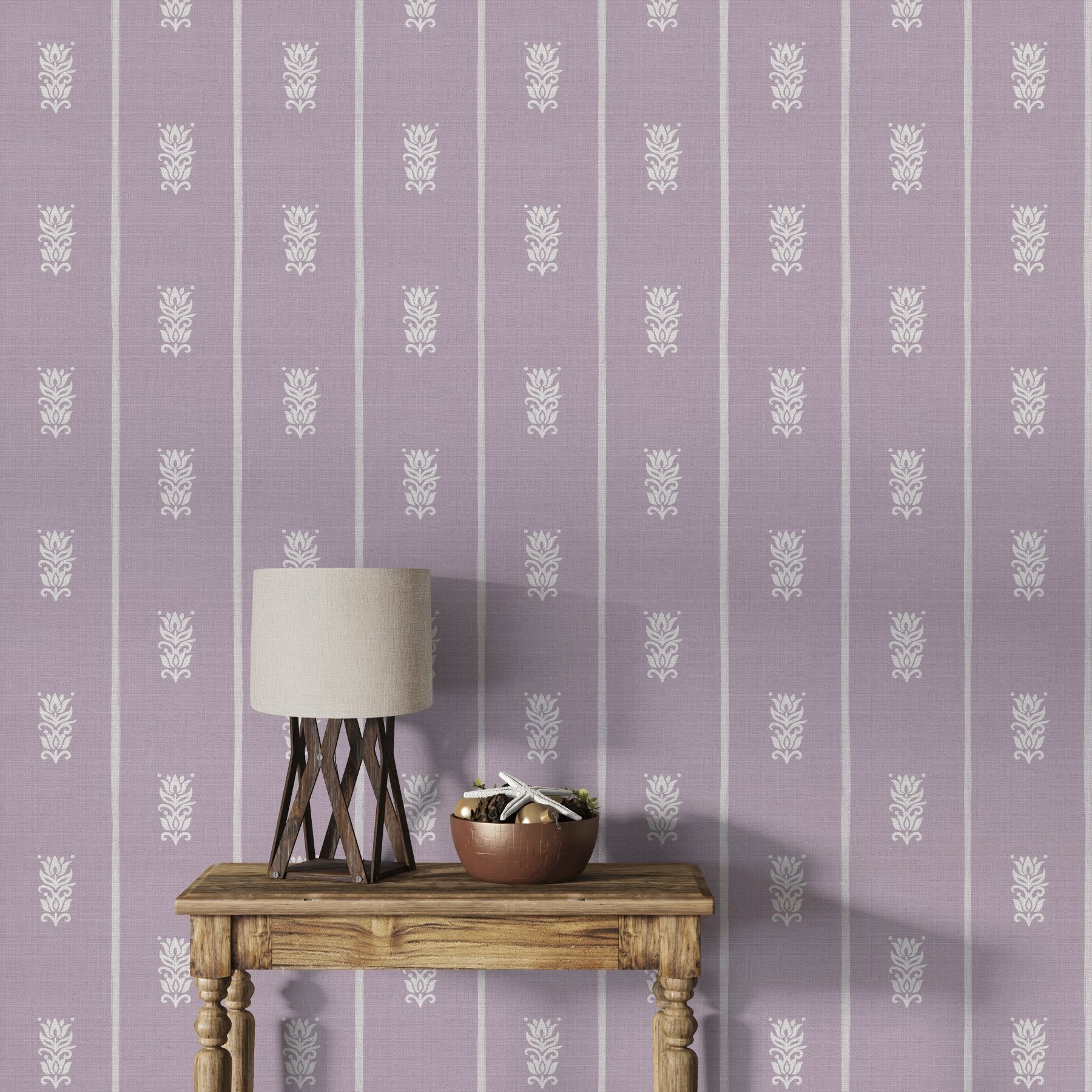 Rekha Bloom - Lilac - Marble Lotus - Rekha Bloom - Lilac