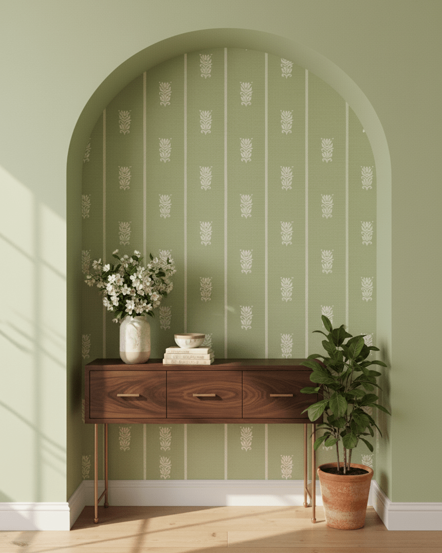 Rekha Bloom - Pastel Green - Marble Lotus - Rekha Bloom - Pastel Green