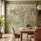 Royal Bagh Customised Wallpaper, Cream - Marble Lotus - Royal Bagh Customised Wallpaper, Cream