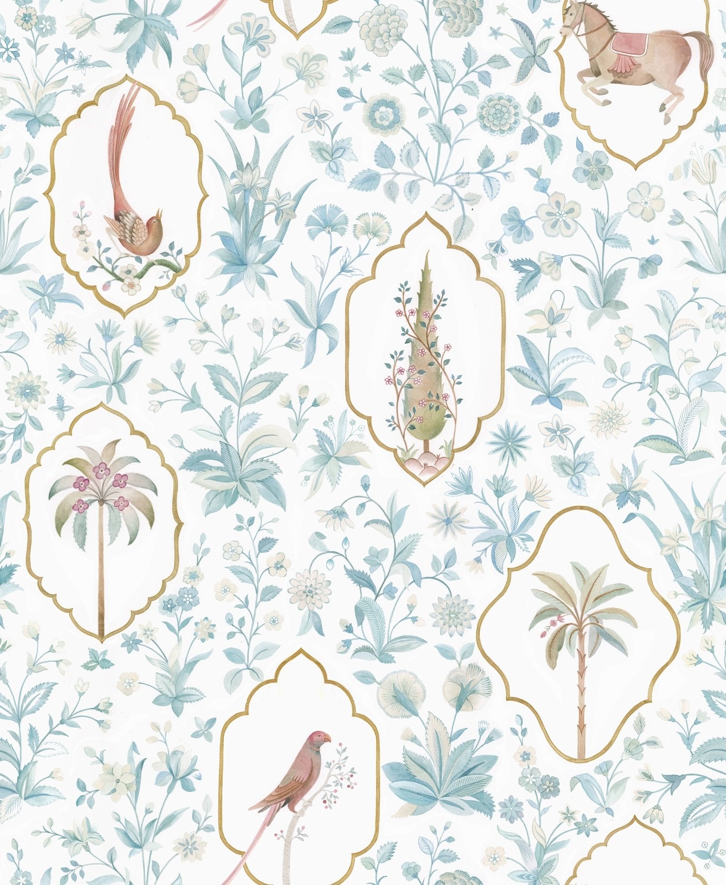 Royal Polo – Soft Blues - Marble Lotus - Royal Polo – Soft Blues
