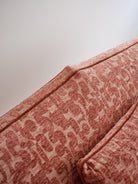 Royal Raj 3 Seater Sofa Patterned Brick Red - Marble Lotus - Royal Raj 3 Seater Sofa Patterned Brick Red