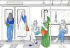 Sarees & Briefcases - Marble Lotus - Sarees & Briefcases