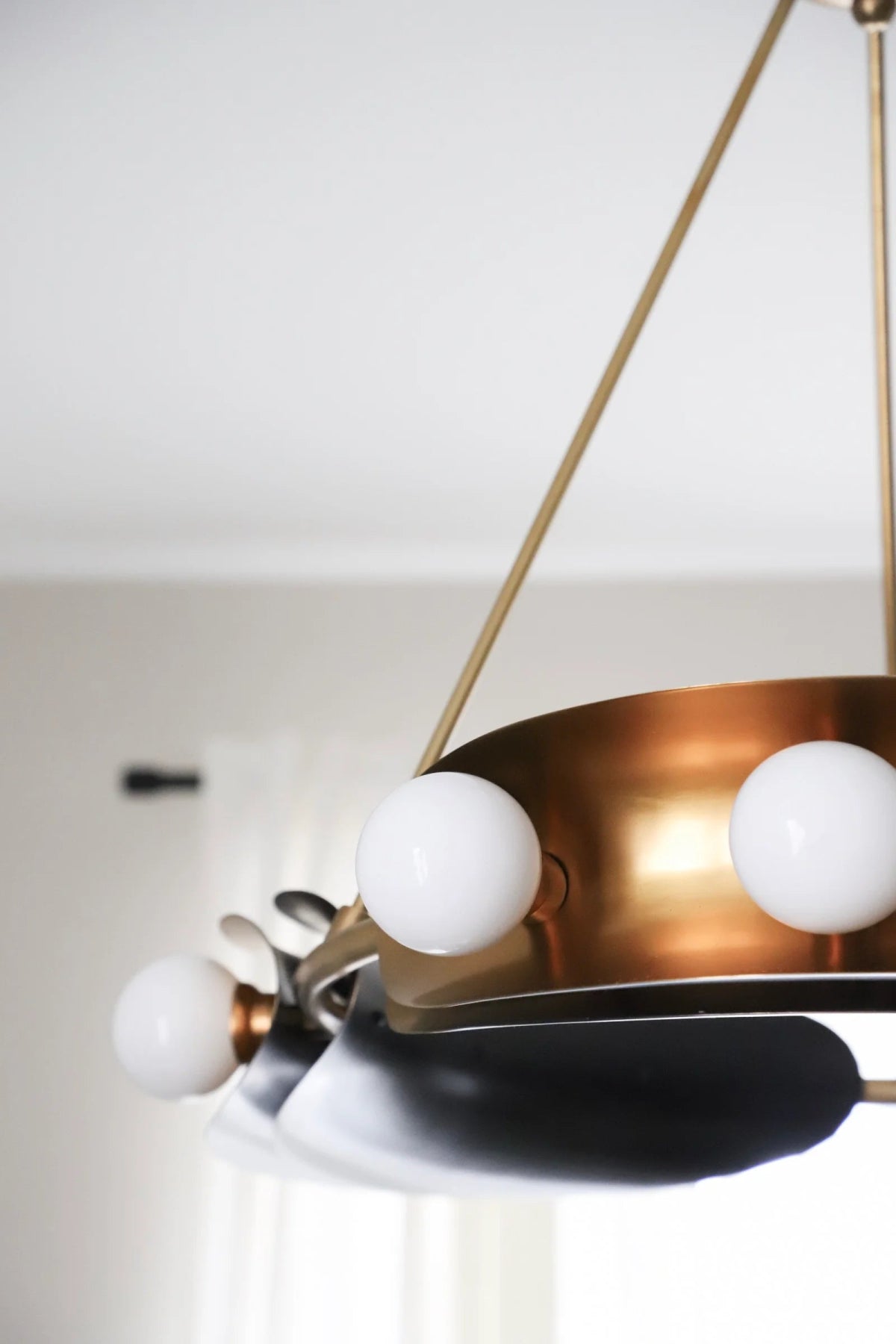 Small Hopper Chandelier - Marble Lotus - Small Hopper Chandelier