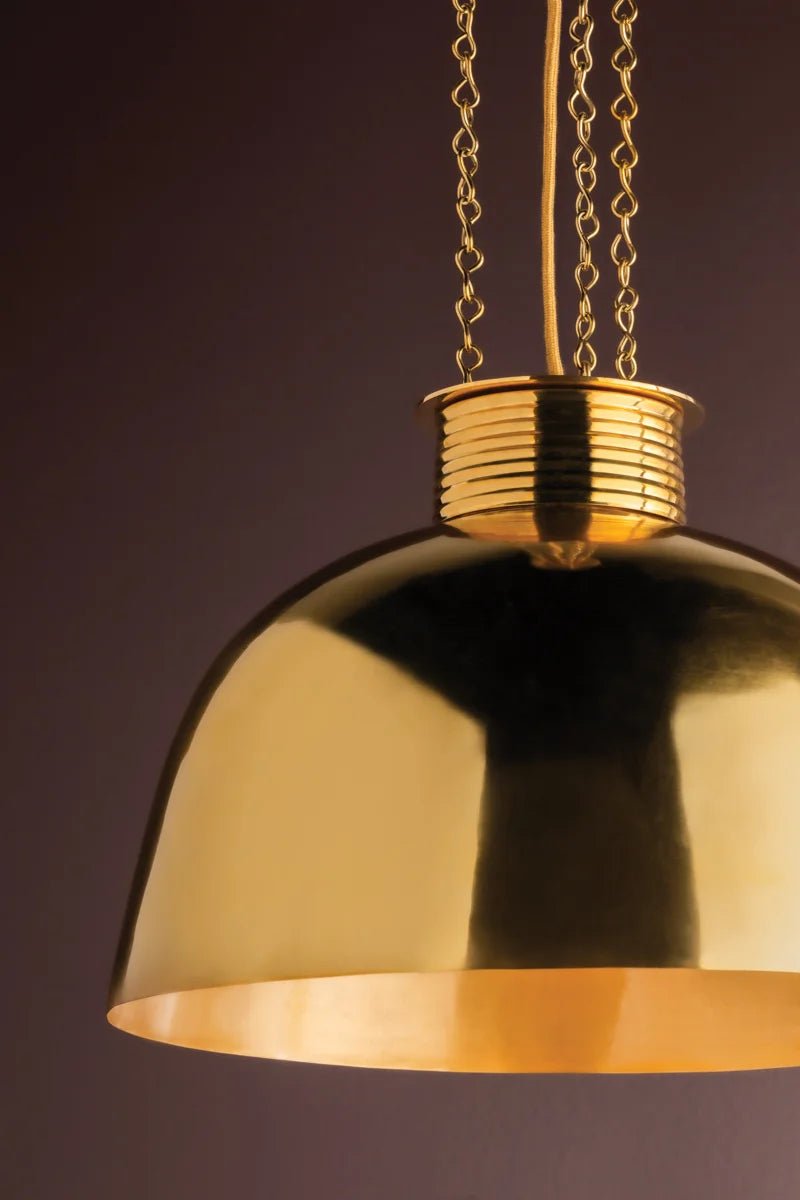 Small PERSEUS Pendant - Marble Lotus - Small PERSEUS Pendant