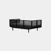 Spindle Daybed With White Cotton Mattress - Marble Lotus - Spindle Daybed with White Cotton Mattress