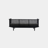 Spindle Daybed With White Cotton Mattress - Marble Lotus - Spindle Daybed with White Cotton Mattress