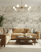 TAJ Gardens - Ochre Yellow - Marble Lotus - TAJ Gardens - Ochre Yellow