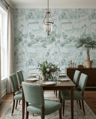 Taj Gardens – Steel Blue - Marble Lotus - Taj Gardens – Steel Blue