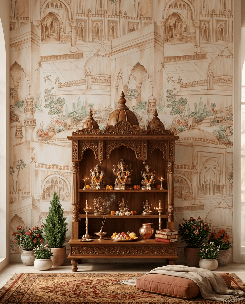 Taj Gardens – Terracotta - Marble Lotus - Taj Gardens – Terracotta