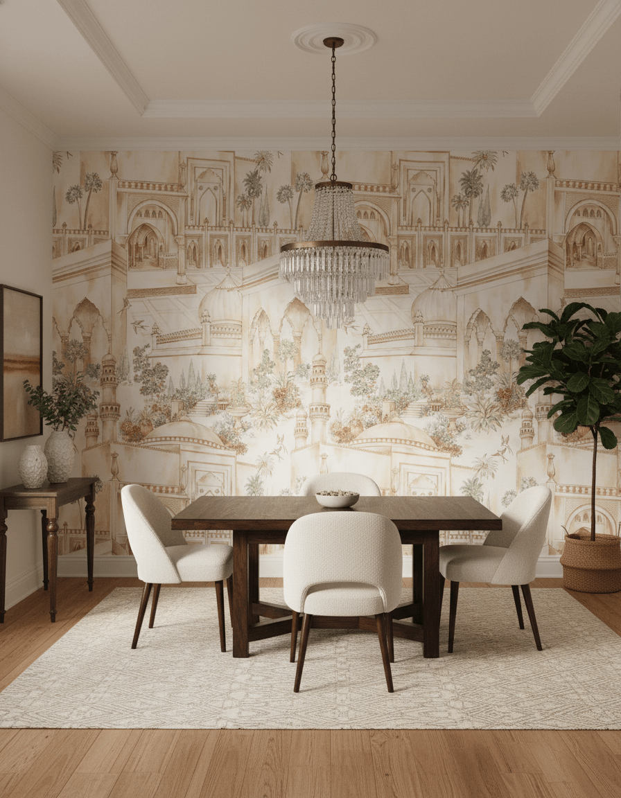 Taj Gardens - Terracotta - Marble Lotus - Taj Gardens - Terracotta