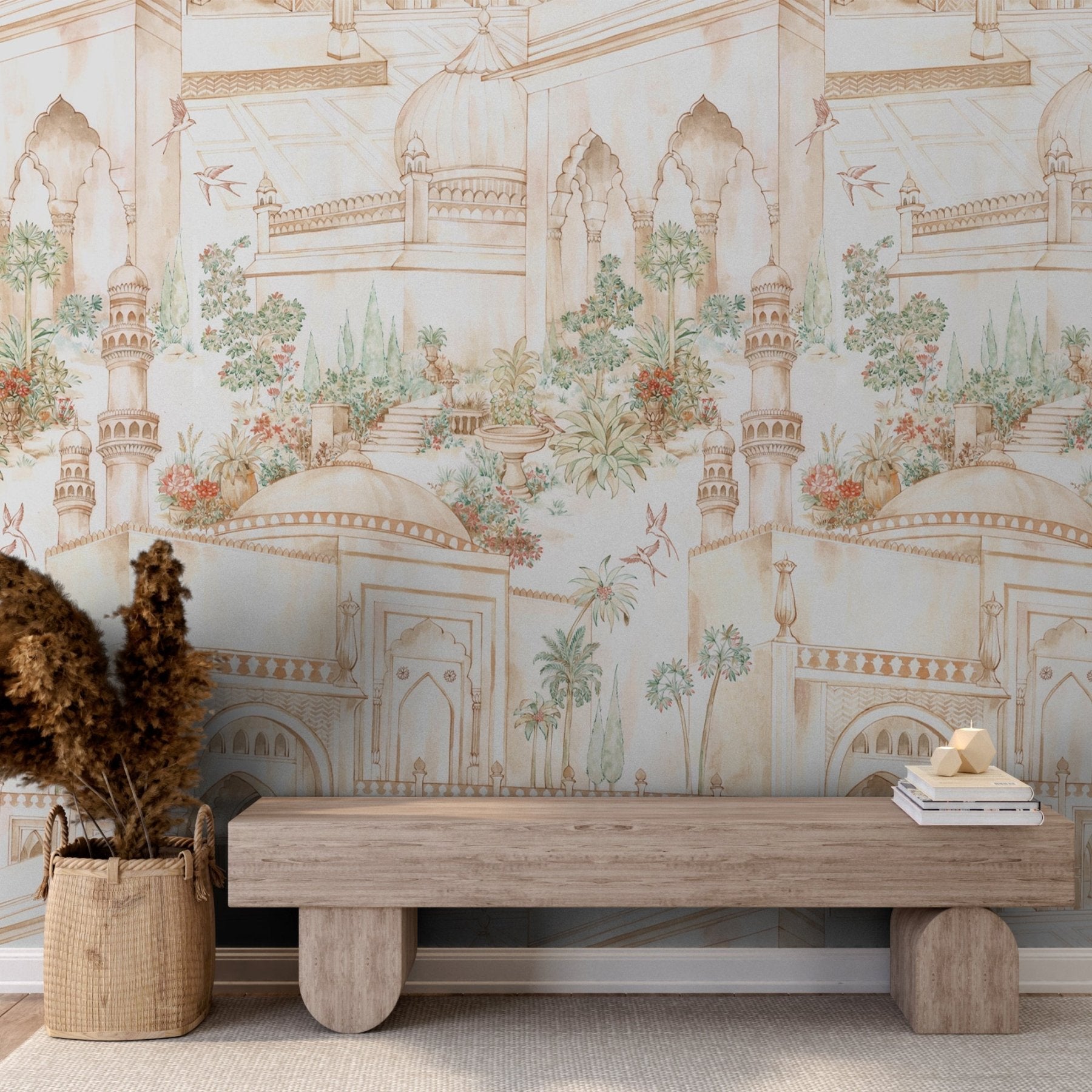 Taj Gardens - Terracotta - Marble Lotus - Taj Gardens - Terracotta