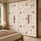The Rose Heritage, English Floral Wallpaper - Marble Lotus - The Rose Heritage, English Floral Wallpaper