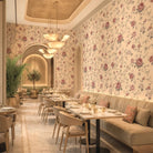 The Rose Heritage, English Floral Wallpaper - Marble Lotus - The Rose Heritage, English Floral Wallpaper