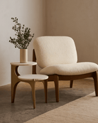 Torso Side Table - Marble Lotus - Torso Side Table