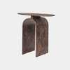 Vault Side Table - Oxidized - Marble Lotus - Vault Side Table - Oxidized | Oval Side Table | Modern Accent Table