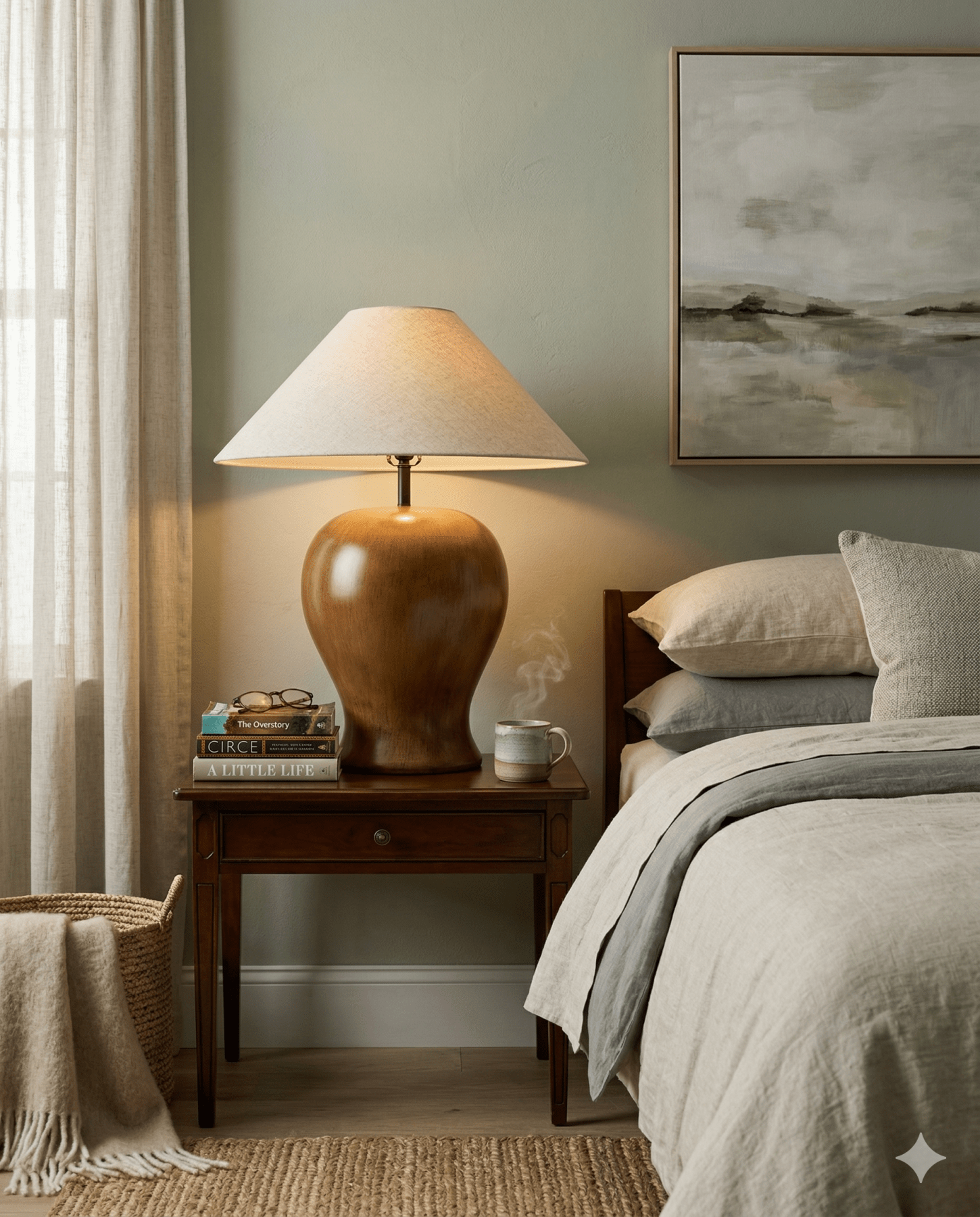 Velas Accent Table Lamp - Marble Lotus - Velas Accent Table Lamp
