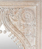 Vintage Distressed White Mirror - Marble Lotus - Vintage Distressed White Mirror