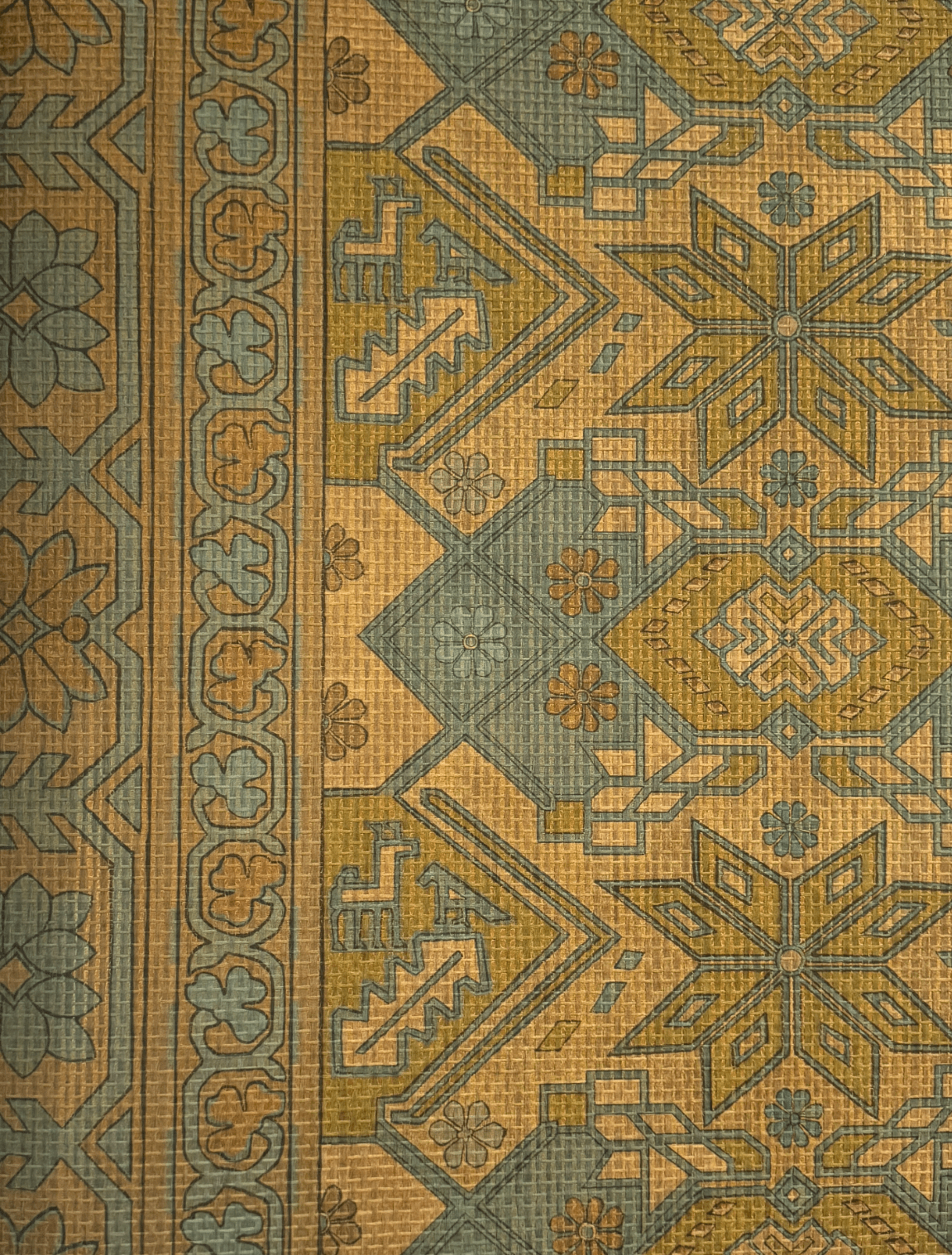 Vintage Kilim - Marble Lotus - Vintage Kilim