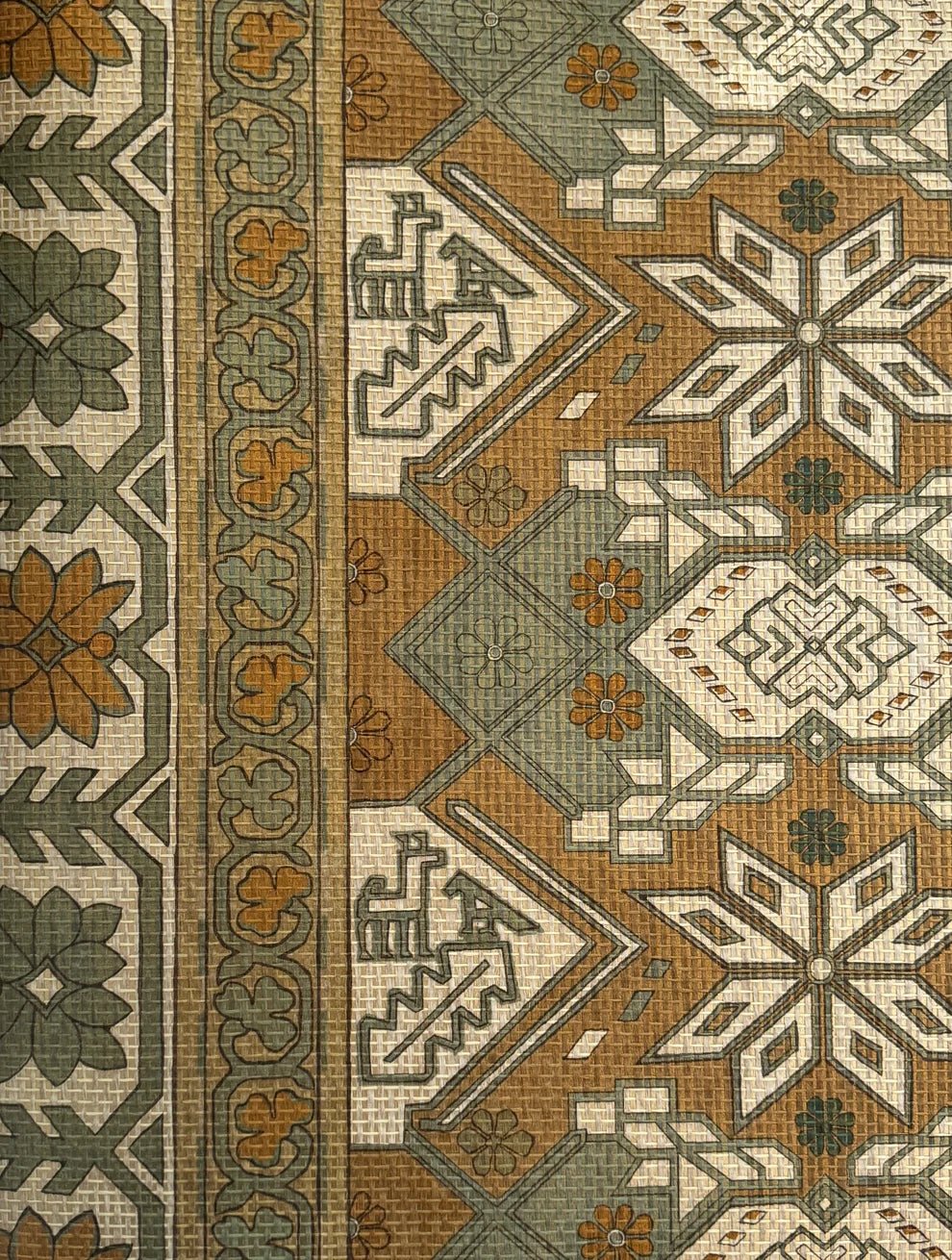 Vintage Kilim - Marble Lotus - Vintage Kilim