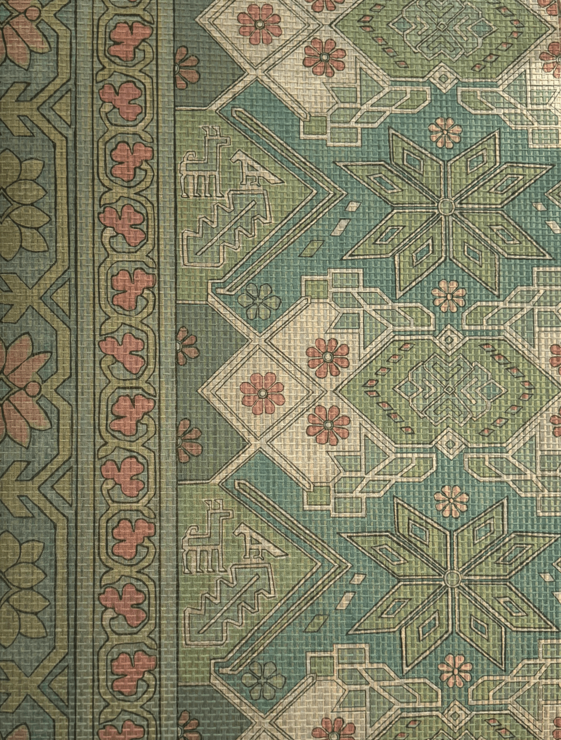 Vintage Kilim - Marble Lotus - Vintage Kilim