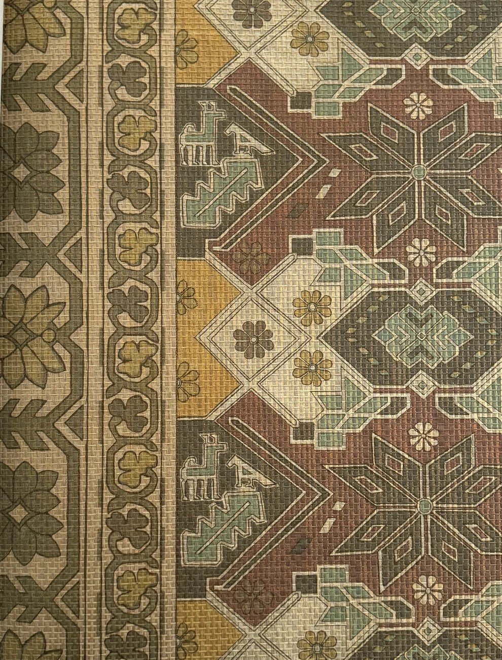 Vintage Kilim - Marble Lotus - Vintage Kilim