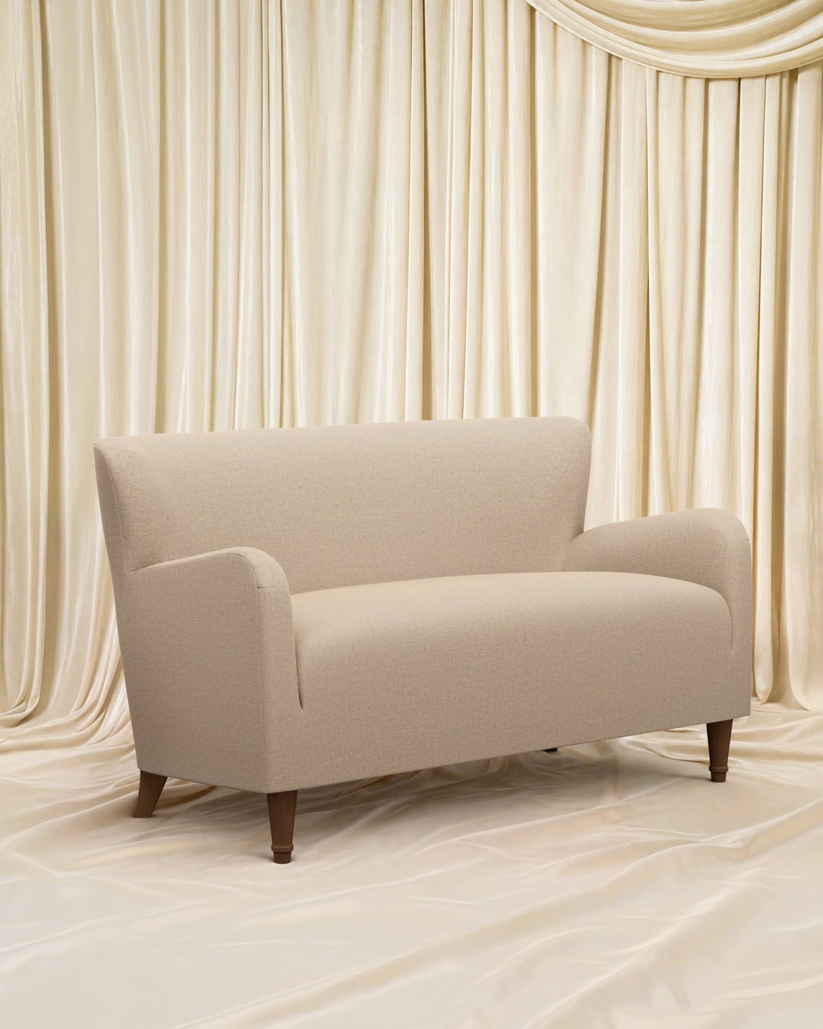 Weave Kristin Loveseat 55" - Marble Lotus - Weave Kristin Loveseat 55"