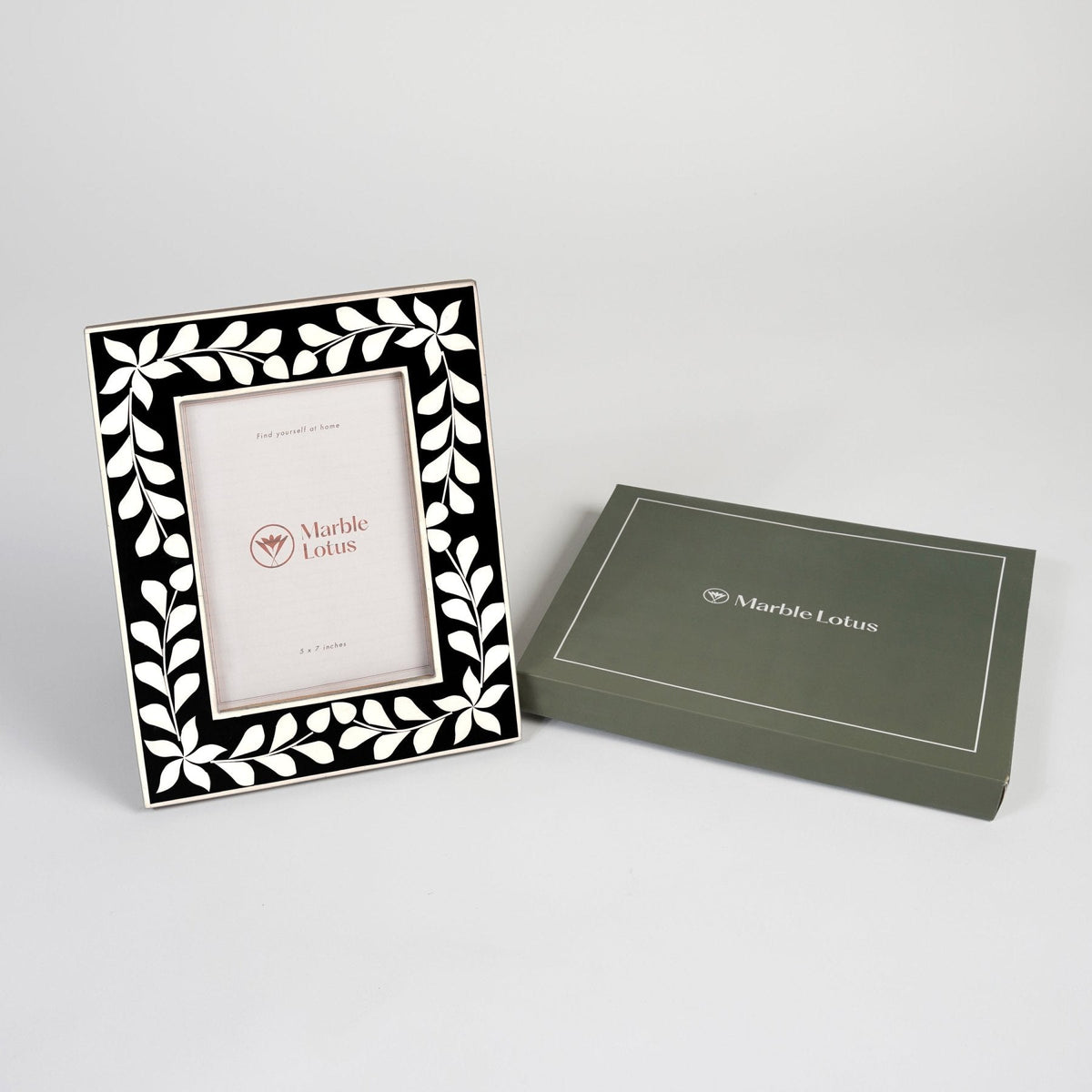 Get Wooden Inlay Frame for a Modern Look | Marble Lotus