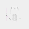 Yosemite Accent Table Lamp - Marble Lotus - Yosemite Accent Table Lamp