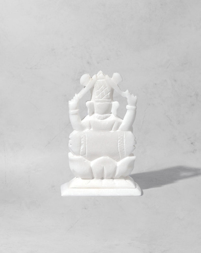 marble religious statues - Backside Ganesha